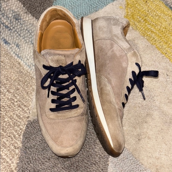 Men's 10 EUR 43 Hackett London suede athletic shoes - Picture 1 of 6